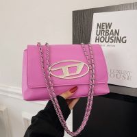 2023 new large-capacity dieselˉ one-shoulder underarm bag advanced niche foreign trade handbag tide star street spring and summer