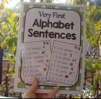 หนังสือภาษาอังกฤษสำหรับเด็ก Very First Alphabet Sentences หนังสือหัดเขียนหัดอ่านภาษาอังกฤษ หนังสือภาษาอังกฤษสำหรับอนุบาล
