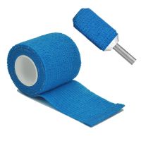 【LZ】❈◙✢  Bandagem elástica respirável auto-adesiva Sky Blue Gauze Medical Bandage Esportes Fixação de Dedo Pulso Perna 1 6 10 Pcs