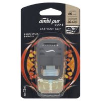 ?Ambi pur แอมบิเพอร์ คาร์ ลุคซ์ น้ำหอมปรับอากาศสำหรับรถยนต์ กลิ่นเพชชั่นฟรุ๊ต พาราไดซ์ 7.5มล (49431214) [ผลิตจากวัตถุดิบคุณภาพดี]