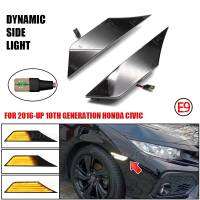 ไฟ Led แสดงสถานะทิศทางแบบไดนามิกไฟข้างกะพริบตามลำดับสำหรับ Honda Civic 2016 2017 2018 2020 Oe #34300-TET-H01