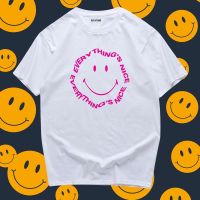 เสื้อยืดสกรีนลาย smile everything’s nice พร้อมส่ง