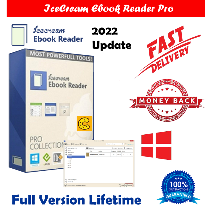 IceCream Ebook Reader Pro 5.30 Latest 2022 Lifetime For Windows Lazada