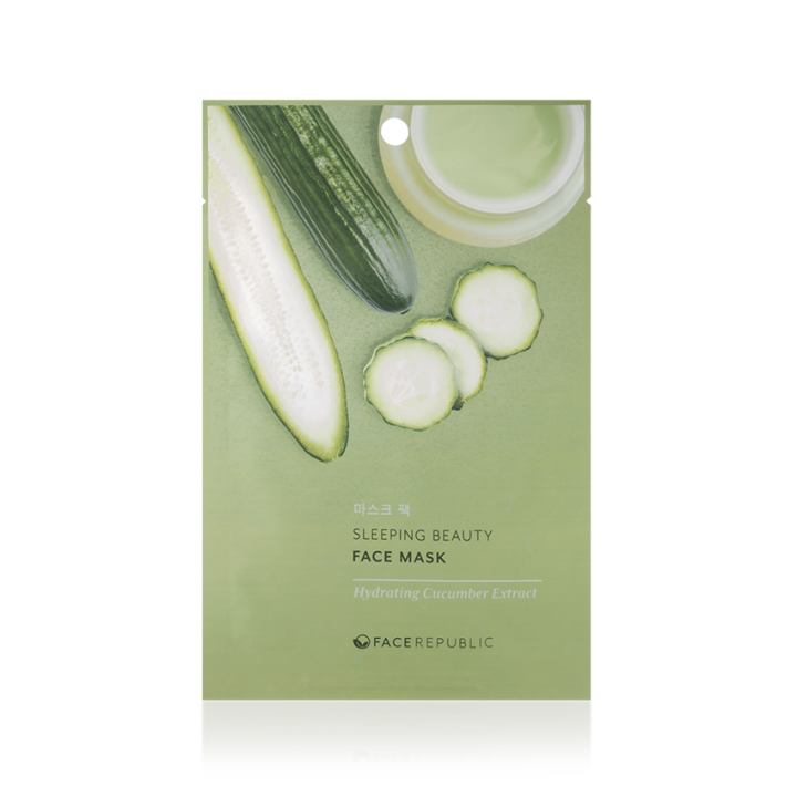 Face Republic Sleeping Beauty Face Mask Hydrating Cucumber Extract 23g