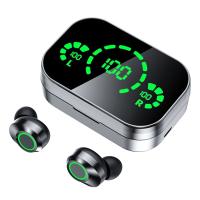 YD03 TWS Wireless Bluetooth Headphones Intelligent Digital Display Headset LED Smart Digital Display In-Ear Breathing Light Sports Headphones