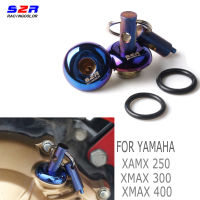 สำหรับ Yamaha xmax 300 250 400 Xmax250 Xmax400รถจักรยานยนต์เครื่องยนต์น้ำมันฝาเกลียวปลั๊ก Bolt ป้องกัน Anti-Theft