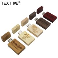 TEXT ME Free custom made LOGO wooden Personalized LOGO usb flash drive usb 2.0 4GB 8GB 16GB 32GB 64GB photography gift