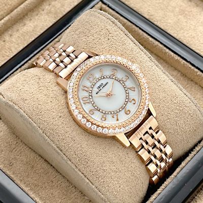 The new IBSO big dial diamond watch female stainless steel waterproof fritillaria the single-brand fashion ❄﹍☽