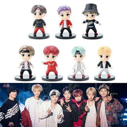 bts cartoon dolls