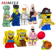 HIMISS RC NEW Lego SpongeBob Minifigures Block Toys for Children