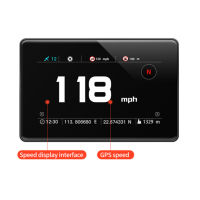 เครื่องวัดความเร็ว IP67กันน้ำ HUD สวิตช์แบบสากลสำหรับรถบรรทุกสำหรับรถออฟโรด