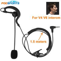 3.5MM Bluetooth Headset Line Motorcycle Helmet Intercom Accessories Referee speaker Apply To Fodsports V6 intercomunicador moto