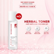 Nước Hoa Hồng Sắc Ngọc Khang 145ml chiết suất từ 5 loại thảo dược thiên