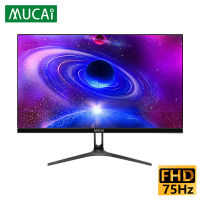 MUCAI 24นิ้ว Monitor 24 "FHD 1080P MVA แผง178 ° มุมมองหลายอินเทอร์เฟซ1920 × 1080ความละเอียดสำนักงานเกมจอแสดงผล