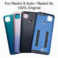 Redmi9C ที่อยู่อาศัยเดิมสำหรับ Xiaomi R Edmi 9C R Edmi 9 Activ แบตเตอรี่ปกหลังซ่อมแทนที่ประตูด้านหลังกรณีปุ่มด้านข้าง