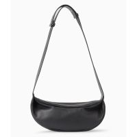 ﹍✶✶ COS bag womens new ladies leather black high-grade sheepskin dumpling bag 2023 armpit bag half-moon fanny pack women