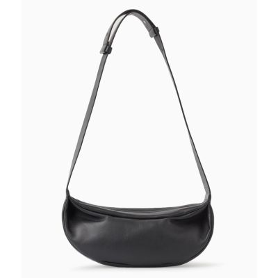 ♙ COS bag womens new ladies leather black high-grade sheepskin dumpling bag 2023 armpit bag half-moon fanny pack women