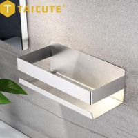 【CC】 TAICUTE Adhesive Shelf Organizer Storage Basket No Drilling Shampoo Holder Racks