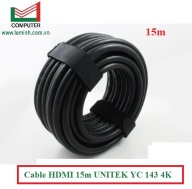 Cable HDMI 15m UNITEK YC 143 4K Dây tròn trơn, hàng cao cấp thumbnail