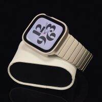 Stainless Steel Strap For Apple Watch 8 7 41 45Mm 6/5/4/3 44 40Mm For Iwatch Ultra 49Mm 38 42Mm Luxury Metal Band Link Bracelet