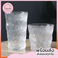 NEW【พร้อมส่ง】 แก้วน้ำ Cold Glass เนื้อด้าน ทรงน้ำแข็ง สไตล์มินิมอล เนิ้อหนา มี2ทรง เตี้ย/สูง LassieDecor?❄️☃️