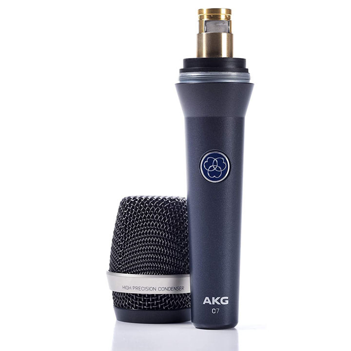 akg-c7-condenser-vocal-mic-ไมค์ร้อง-ไมค์คอนเดนเซอร์-รับเสียงแบบ-supercardioid-ความถี่-20hz-20khz-แถมฟรีกระเป๋าไมค์-amp-ตัวจับไมค์