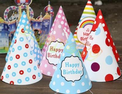 【cw】 10pcs baby kid rainbow birthday party hat chlid crown decoration paper cap cartoonfestival colorful birthday hat 【hot】