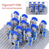 Medieval Military Sets Figures Building Blocks Helmets Soldier Parts Knight Weapons Roman Sword Accessories Toys for Children