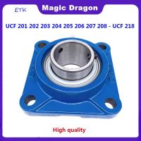 High quality ETK square seat outer spherical bearing UCF204 UCF205 UCF206 UCF207 UCP208 with seat bearing Printing Stamping