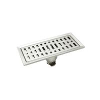 20x10cm Rectangle Stainless Steel Floor Drain Bathroom Shower Kitchen Waste Grate  by Hs2023