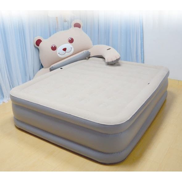 logon-air-mattress-โซฟาเป่าลมที่นอนเป่าลมพร้อมปั๊มลมไฟฟ้าที่นอนเป่าลมโซฟาพักผ่อนเบาะลมรถยนต