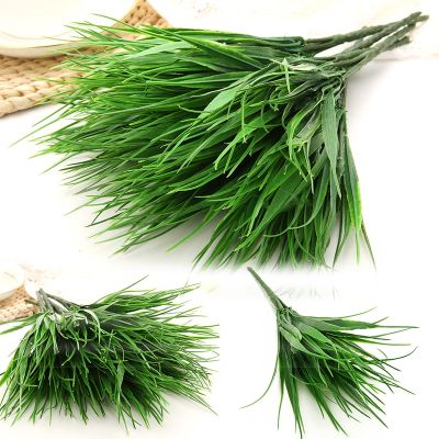 Artificial Plants Plastic Grass Bouquet Office Home Wedding Garden Decoration Gift