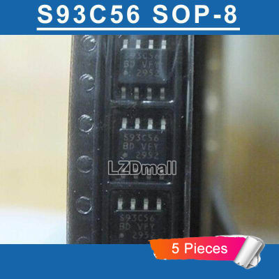 5ชิ้น SOP8 S93C56 93C56WP M93C56-WMN6TP ชิปโปรแกรมข้อมูล EEPROM 8 BD