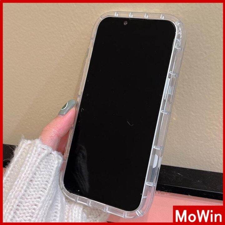 mowin-เข้ากันได้สำหรับ-เคสไอโฟน-เคสไอโฟน11-เคส-สำหรับ-iphone-14-เคสใส-เคสนิ่มถุงลมนิรภัยเสริมกันกระแทกแมวน่ารักลูกสุนัขเ