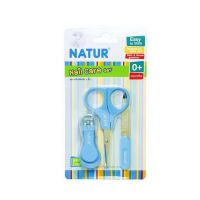 Natur Nail Care Set 0+ months ชุดกรรไกรตัดเล็บ 2 ชุด (สีฟ้า)