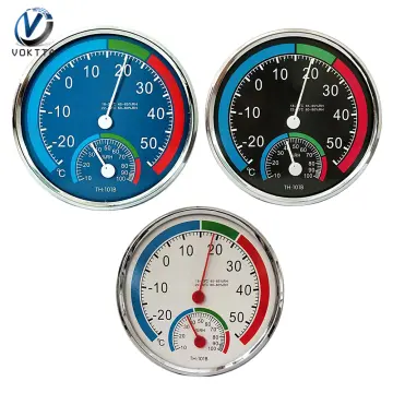 Mini Analog Thermometer Hygrometer Humidity Meter Gauge Room