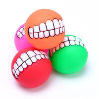 【cw】 Factory Supply Diameter 7.5cm Vinyl Dog Toy Tooth Ball Toy Supplies In Stock Wholesale ！