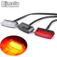 BJMOTO 12V LED Universale Mini Moto Fanali โปสเตอร์ Steriori Luce Targa ต่อ Honda/kawasaki/yamaha/suzuki Emark