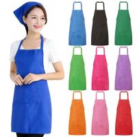 New Fashion Kitchen Aprons For Chef Woman Men Work Apron For Grill Restaurant Bar Shop Cafes Beauty Nails Studios Uniform