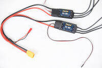 FMS ESC Speed Controller Twin 80A Brushless EC5 XT60ปลั๊กสำหรับ70มม. A10 RC เครื่องบินรุ่นเครื่องบินอะไหล่