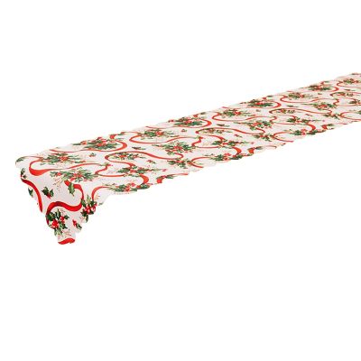Christmas Table Runner - Machine Washable, Printed Kitchen Table Runner for Dinner Parties and Holidays