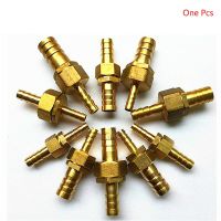 Hose Barb 6/8/10/12-19mm Brass Barbed Pipe Fittings Coupler Connector Adapter Variable Diameter Pipe Joint Hose Quick Plug Joint Pipe Fittings Accesso