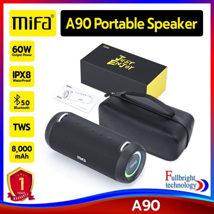 โปรโมชั่น Mifa A90 ลำโพงบลูทูธสำหรับปาร์ตี้ มีแบตในตัว กันน้ำได้ และมี ...