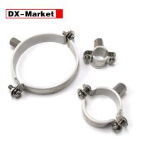 ☫ 20mm-200mm Pipe Clamp 304 Stainless Steel Rubber Hose Clamp C006