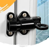 Hot XD-Aluminum Alloy Security Automatic Window Gate Lock Spring Bounce Door Bolt Latch Door Hardware Locks Metal film resistance