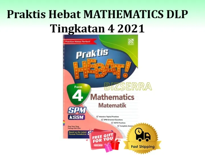 Praktis Hebat Mathematics Dlp Matematik Tingkatan 4 Kssm Spm 2021 Revision Book Lazada