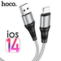 [A Necessary]☃[A Necessary]สายสำหรับ iPhone USB HoCo 12 11 Pro Max Xr X Xs 8 7 6 Plus iPad Mini 2A สายชาร์จเร็วข้อมูลโทรศัพท์มือถือ Ios14