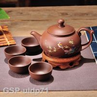 2023 Teapots กาน้ำชา1ชิ้นจากดินเหนียวของตกแต่งบ้านแฟนสามี Gratis Ongkir ทางธุรกิจ