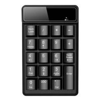 2.4GHz Wireless Keyboard Mini USB Numeric Keypad 19 Keys Number Pad Numpad Receiver for Accounting Laptop PC Computer