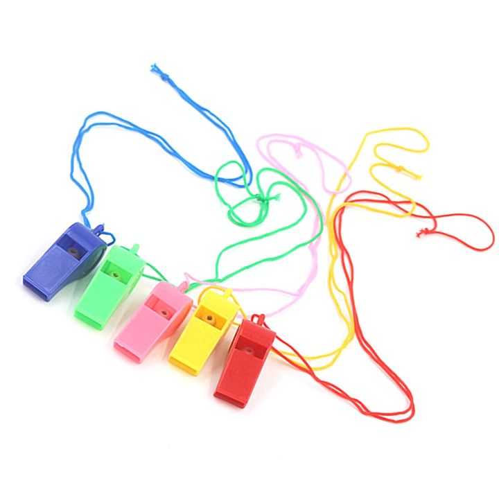 50-pcs-plastic-whistles-kids-toys-sports-whistle-whistle-necklace-childrens-toys-bulk-kids-whistles-survival-kits